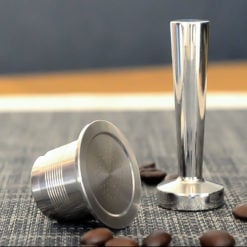 capsule nespresso rechargeable inox