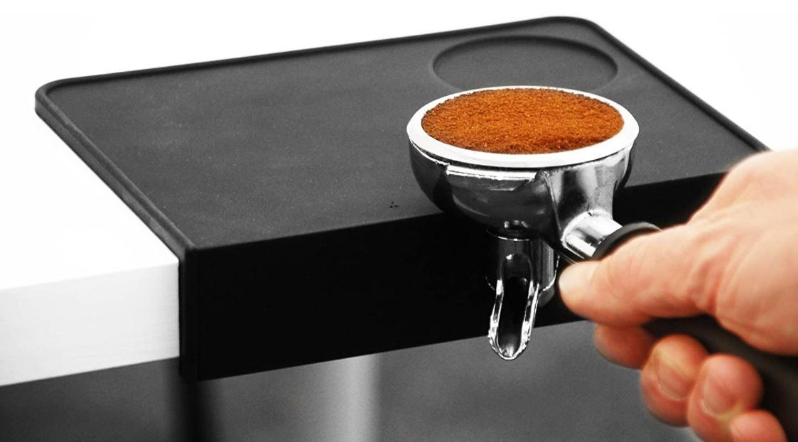Tapis De Tassage Café En Silicone - 21x15 Cm Avec 2 Brosses, Pour Barista Maison Ou Pro, Antidérapant